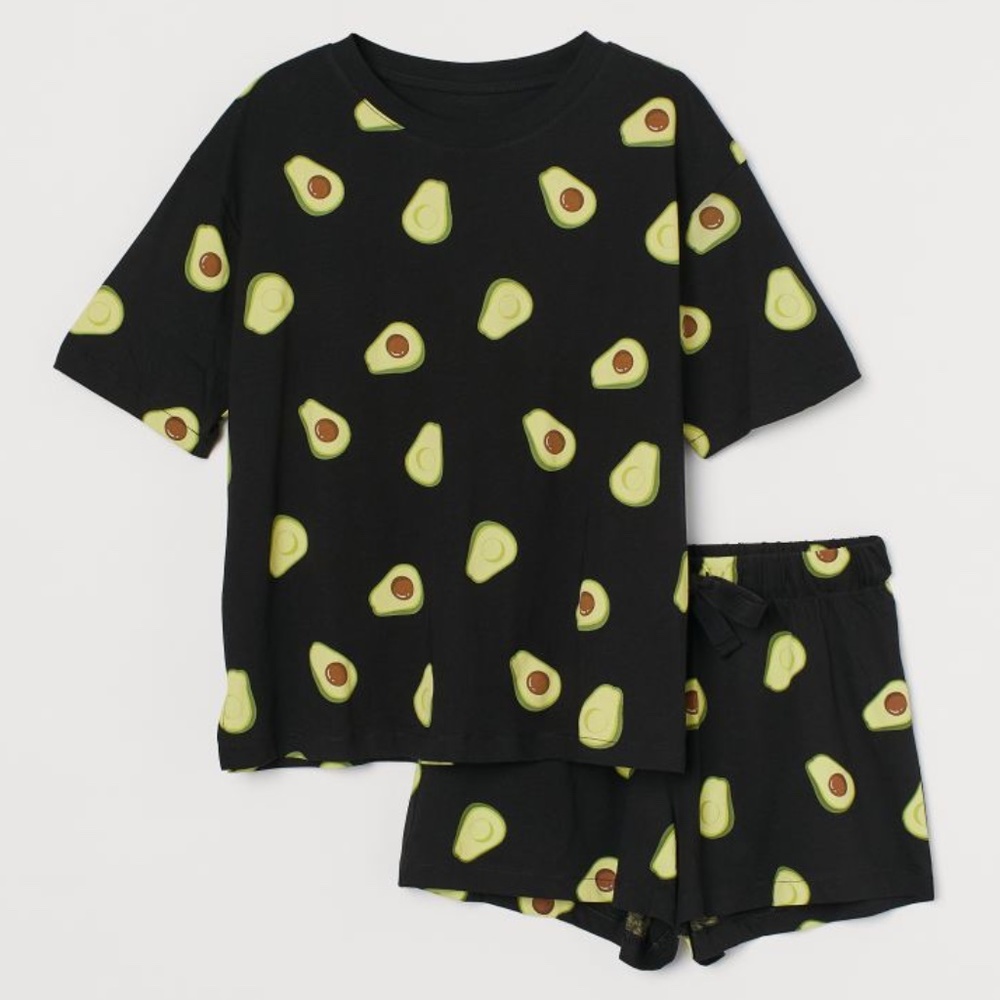 HOST PICK 🥑 H&M Avocado Two-Piece Jersey Pyjamas